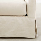 As Shown: Slipcovered in Fresno Sand with a 2 over 1 Cushion Configuration