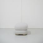 As Shown: 38"L x 20"D x 18"H | Style: Upholstered | Fabric: Marsh Oats | Finish: Natural