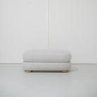 As Shown: 38"L x 20"D x 18"H | Style: Upholstered | Fabric: Marsh Oats | Finish: Natural