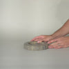 As Shown in Small, Silver Grey Travertine