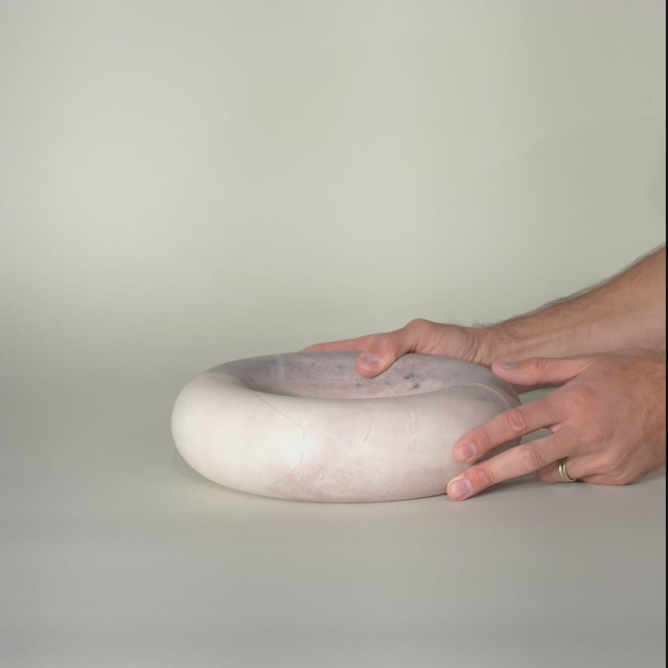 As Shown in Large, Pink Marble