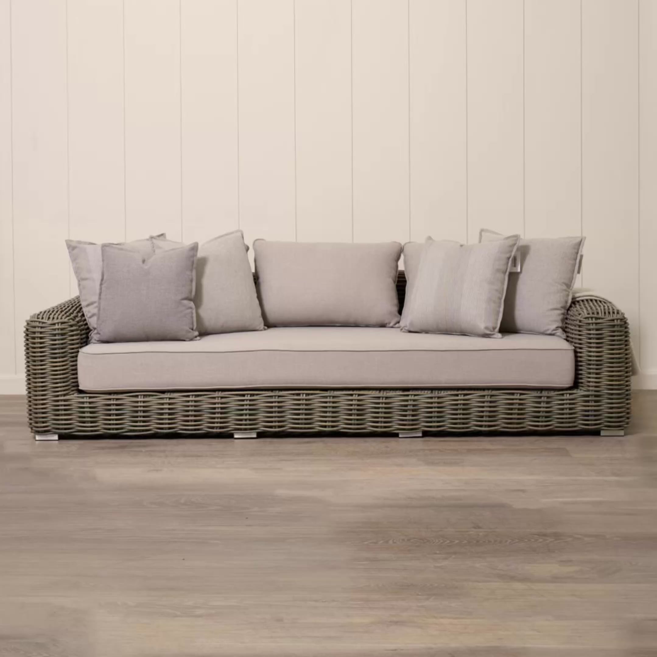 As Shown
Flax, Aluminum/Wicker