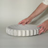 As Shown in Large, Wooden White Marble