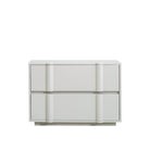 As Shown: 36"W x 18"D x 25"H | Material: Solid Ash | Finish: Plaster Limestone Painted Revere Pewter