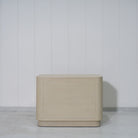 As Shown: 34"W x 22"D x 25"H | Material: Solid Oak | Finish: Sand