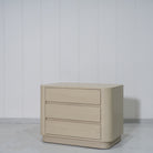As Shown: 34"W x 22"D x 25"H | Material: Solid Oak | Finish: Sand