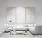 Blizzard - Shown in 50x84 format, painted oak with acrylic. Blizzard #1, #2, #3 | Muskoka Living Collection - Art (Three Pieces)