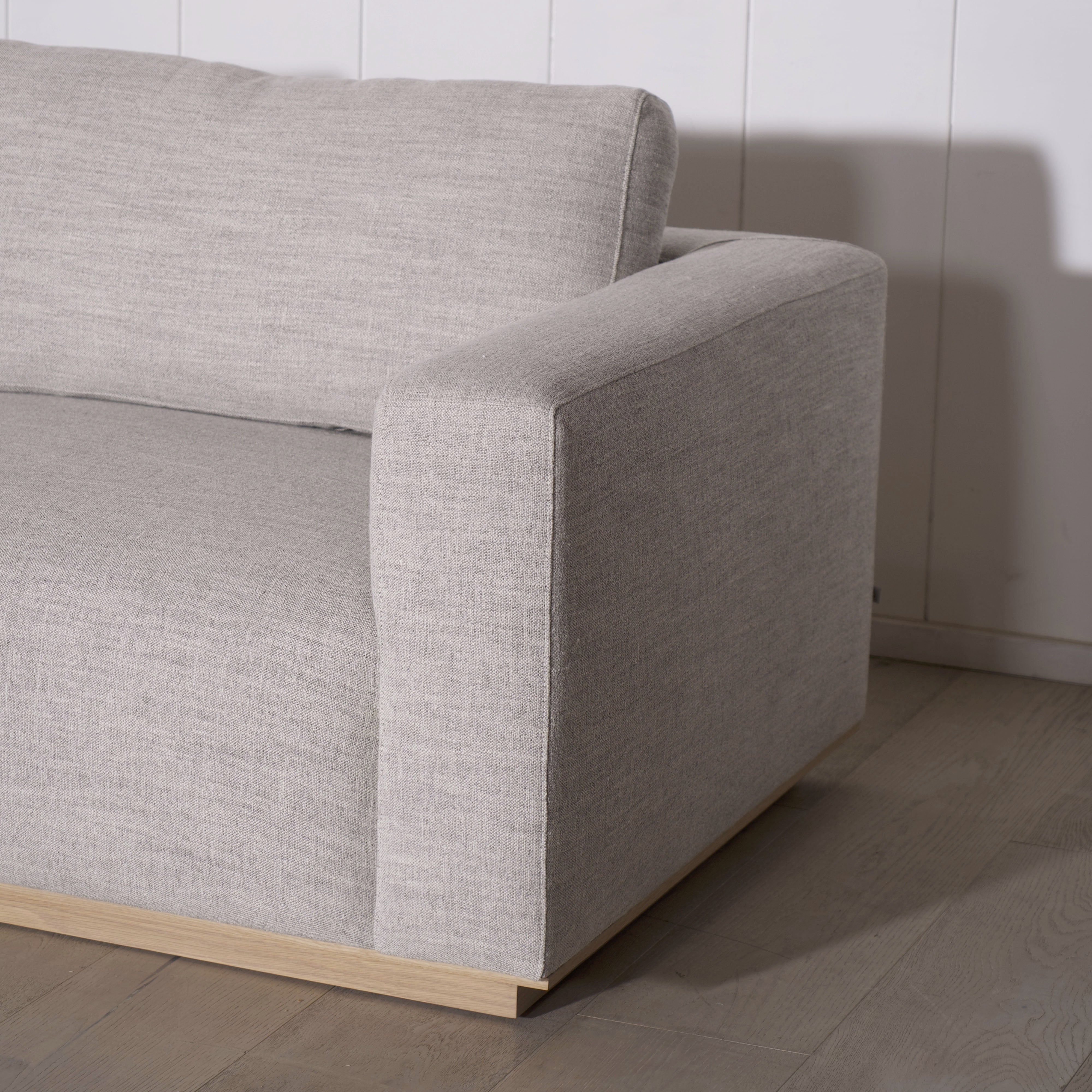 As Shown: in Mulberry, oak base finished in Mint White Natural.