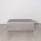 Bridge Square Coffee Table, Muskoka Living Collection - Oak finished in Fumed / Smoke (Discontinued Finish)