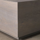 Bridge Square Coffee Table, Muskoka Living Collection - Oak finished in Fumed / Smoke (Discontinued Finish)