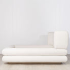 As Shown: King.  in Rome Ivory. Oak finished in Mint White Natural.