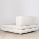 As Shown: King.  in Rome Ivory. Oak finished in Mint White Natural.