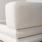 As Shown: King.  in Rome Ivory. Oak finished in Mint White Natural.