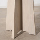 As Shown: in Mila Sugar, Mint White Natural oak finish.