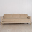 As Shown: in Mila Cashew, Mint White / Super White finish