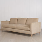 As Shown: in Mila Cashew, Mint White / Super White finish