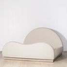 As Shown: in Frame Natural. Oak finished in Mint White / Super White.