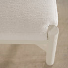 As Shown: COM fabric. Solid Ash wood wire brushed painted in Figueroa.