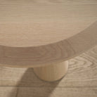 As Shown: Solid Oak finished in Mint White Natural.