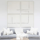 Abyss-Entailles - Shown in 41x40 format, painted oak. Shown as a set of 4. | Muskoka Living Collection - Art      