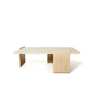 As Shown: Oak finished in Mint White Natural