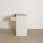 As Shown: in Wirebrushed Painted Revere Pewter color.