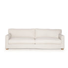 As Shown: in Large, short slipcovered in Fresno Sand, oak legs in custom finish