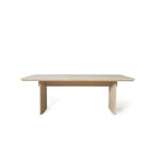 As Shown:Oak finished in Mint White Natural