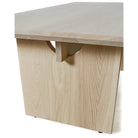 As Shown:Oak finished in Mint White Natural