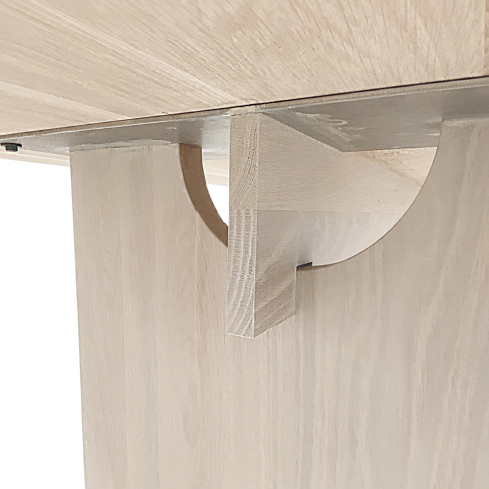 As Shown: in Mint White Natural.