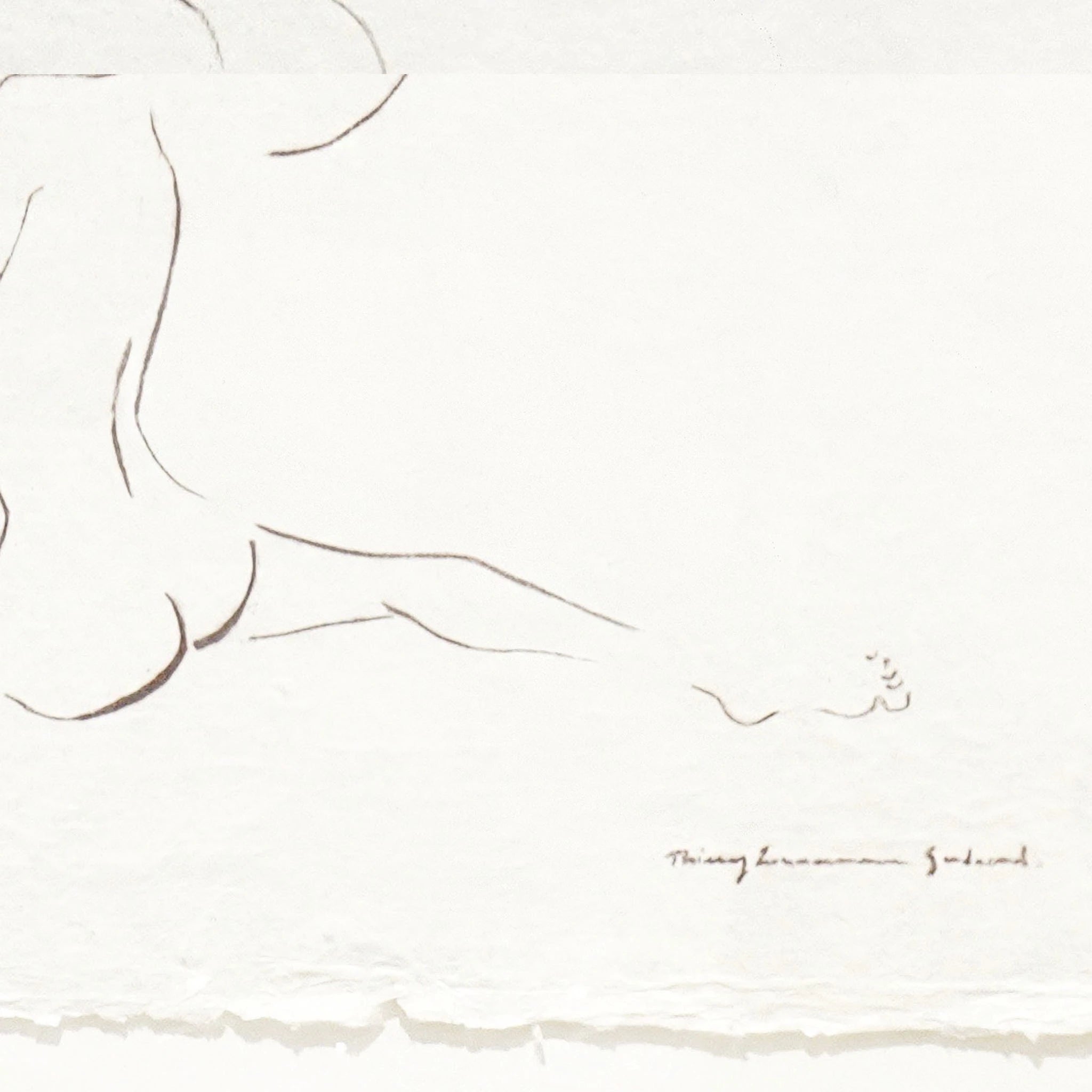 La Femme au Chapeau. Shown in 36x52 format, natural oak. | Muskoka Living Collection - Art
