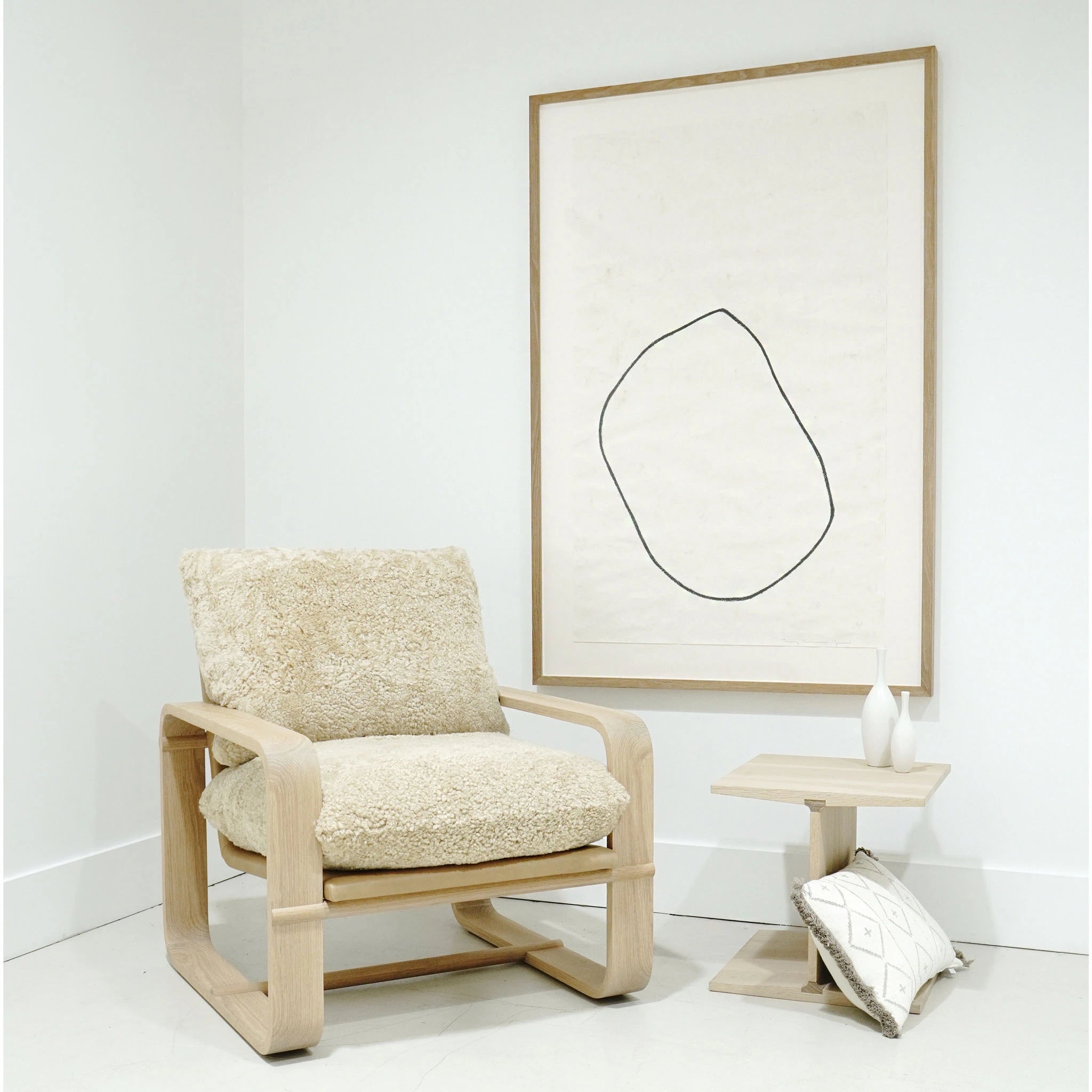 Shown in 45x61 format, natural oak. La Pomme de Terre | Muskoka Living Collection - Art