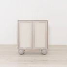 As Shown: in Mint White Super White with Gaspar painted cane.