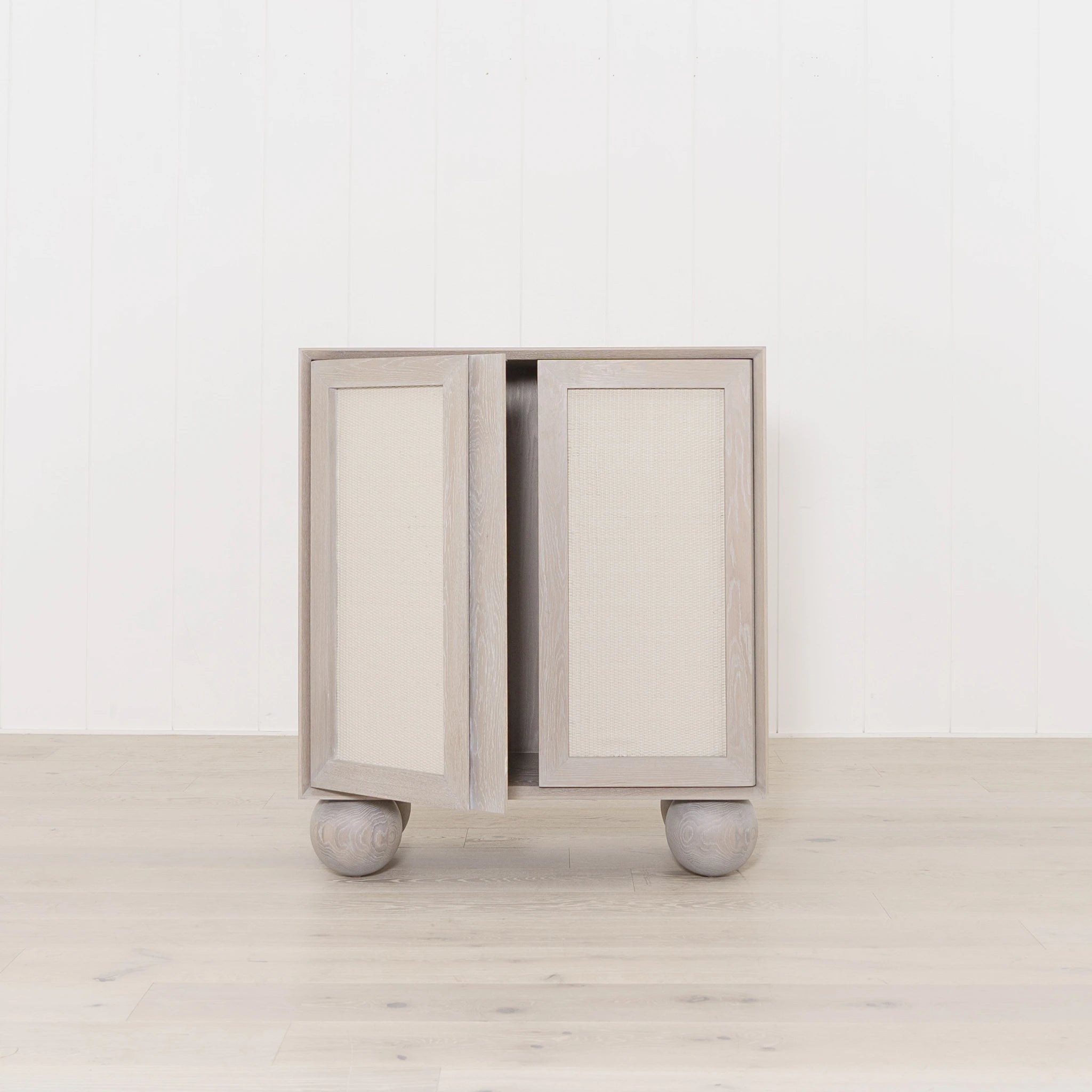 As Shown: in Mint White Super White with Gaspar painted cane.