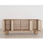 As Shown: in Mint White Natural finish with natural Cane.