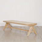 As Shown: in Mint White Natural finish with natural cane