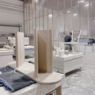 As Shown: Large, Solid Oak, Mint White Super White (Discontinued Finish)