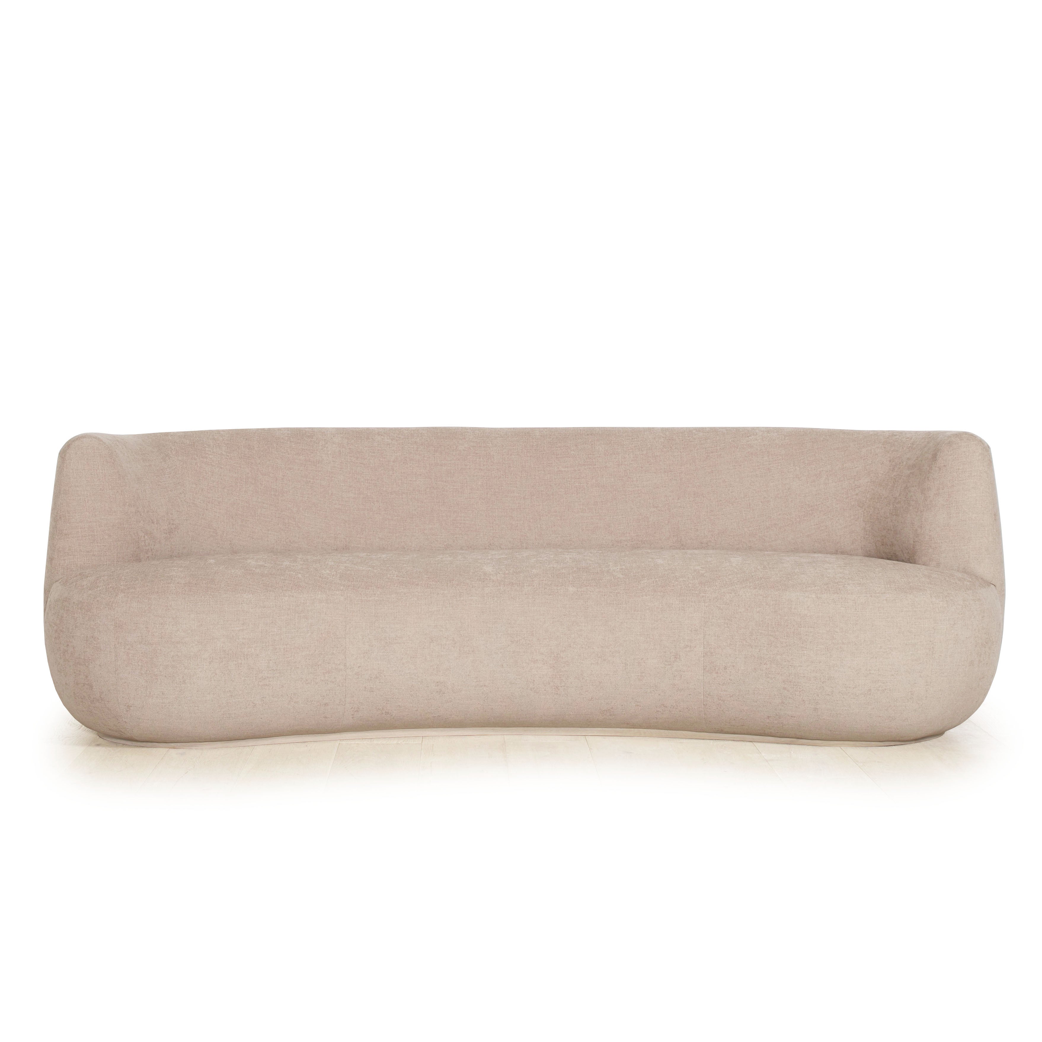 As Shown: Upholstered in Sawyer Wheat, oak base finished in Mint White Natural.