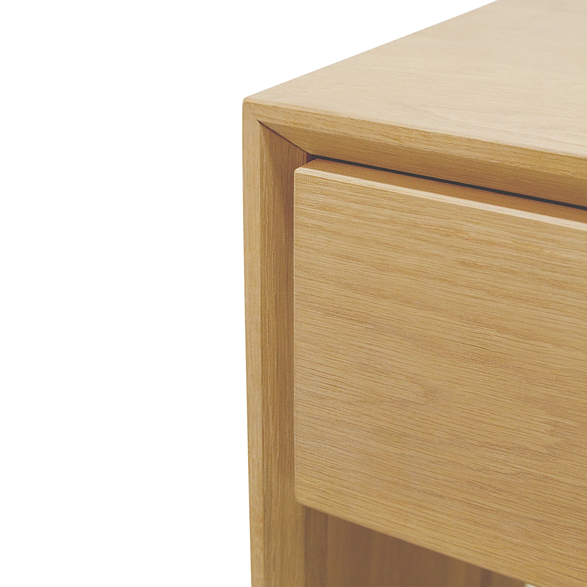 As Shown: in Large, Mint White Natural finish.