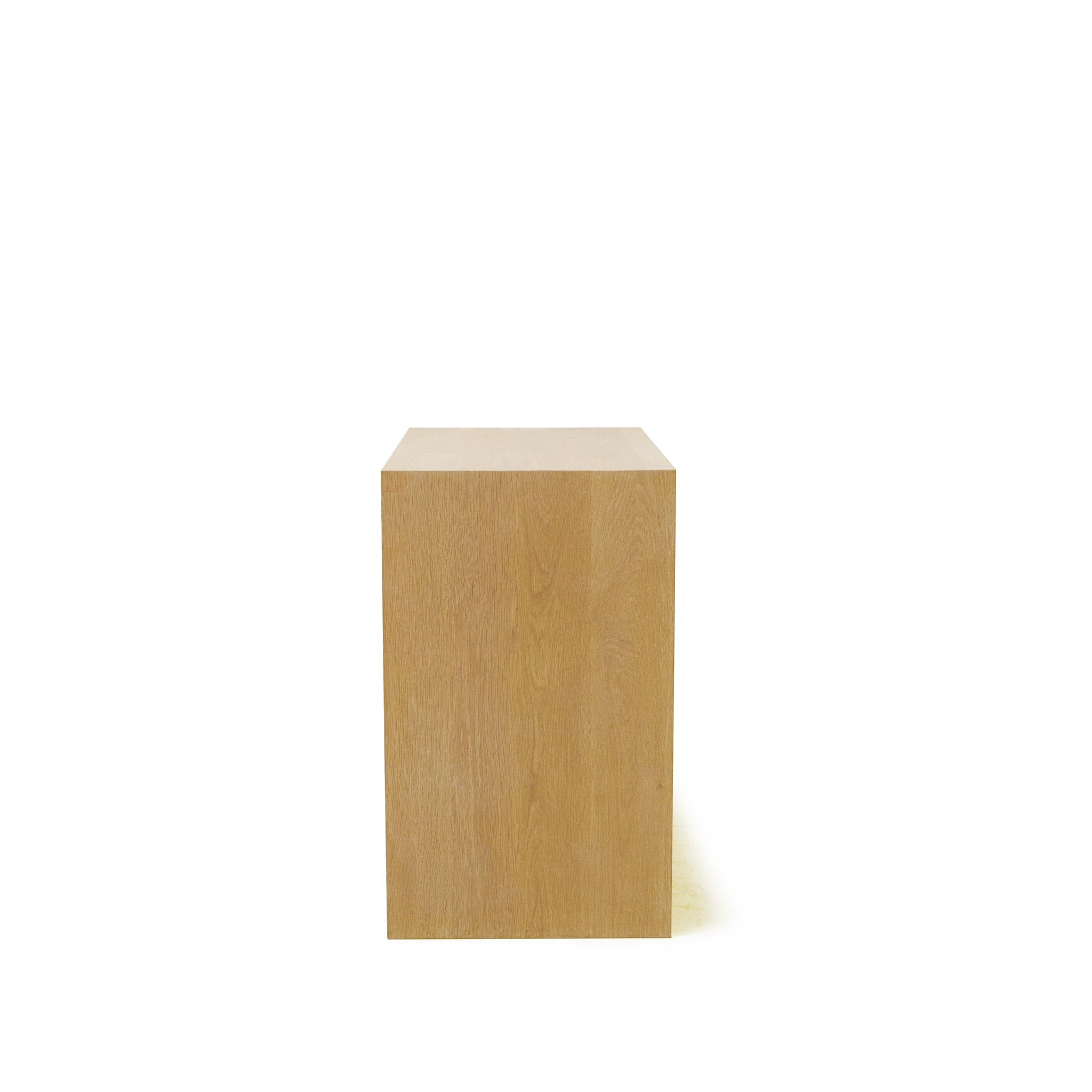 As Shown: in Large, Mint White Natural finish.