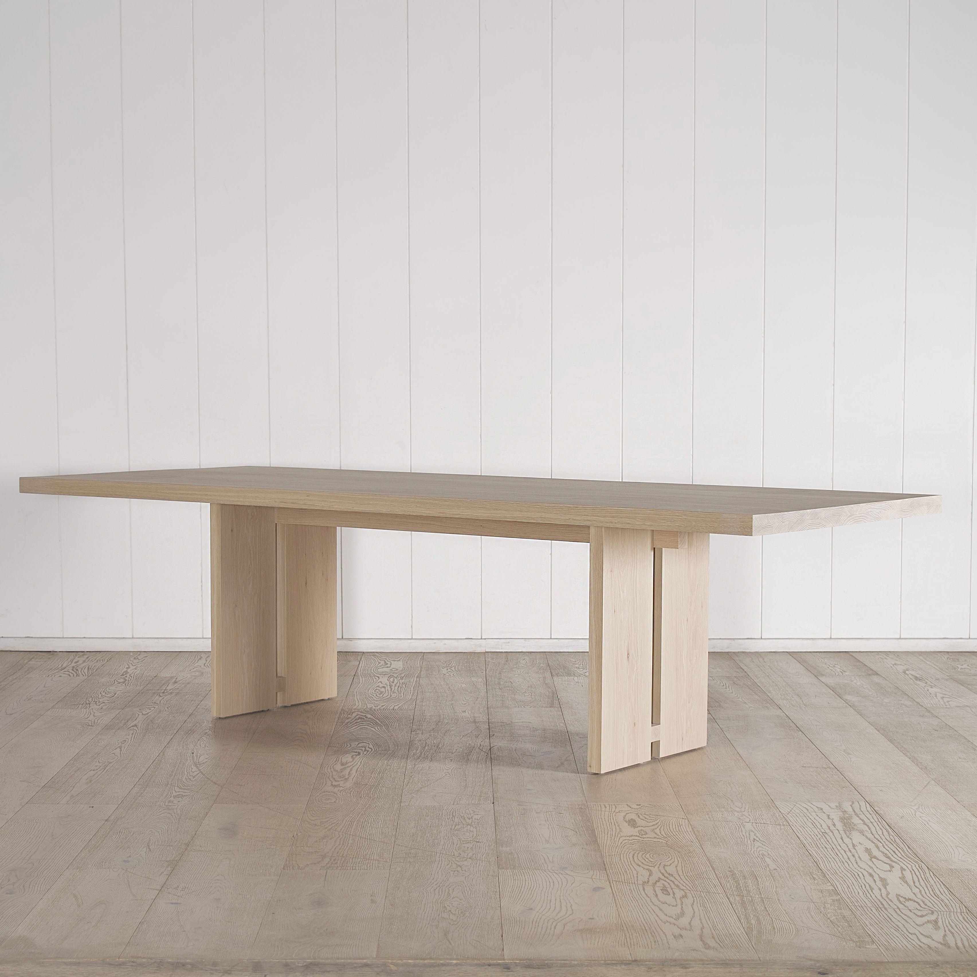 As Shown: finished in Mint White Natural.