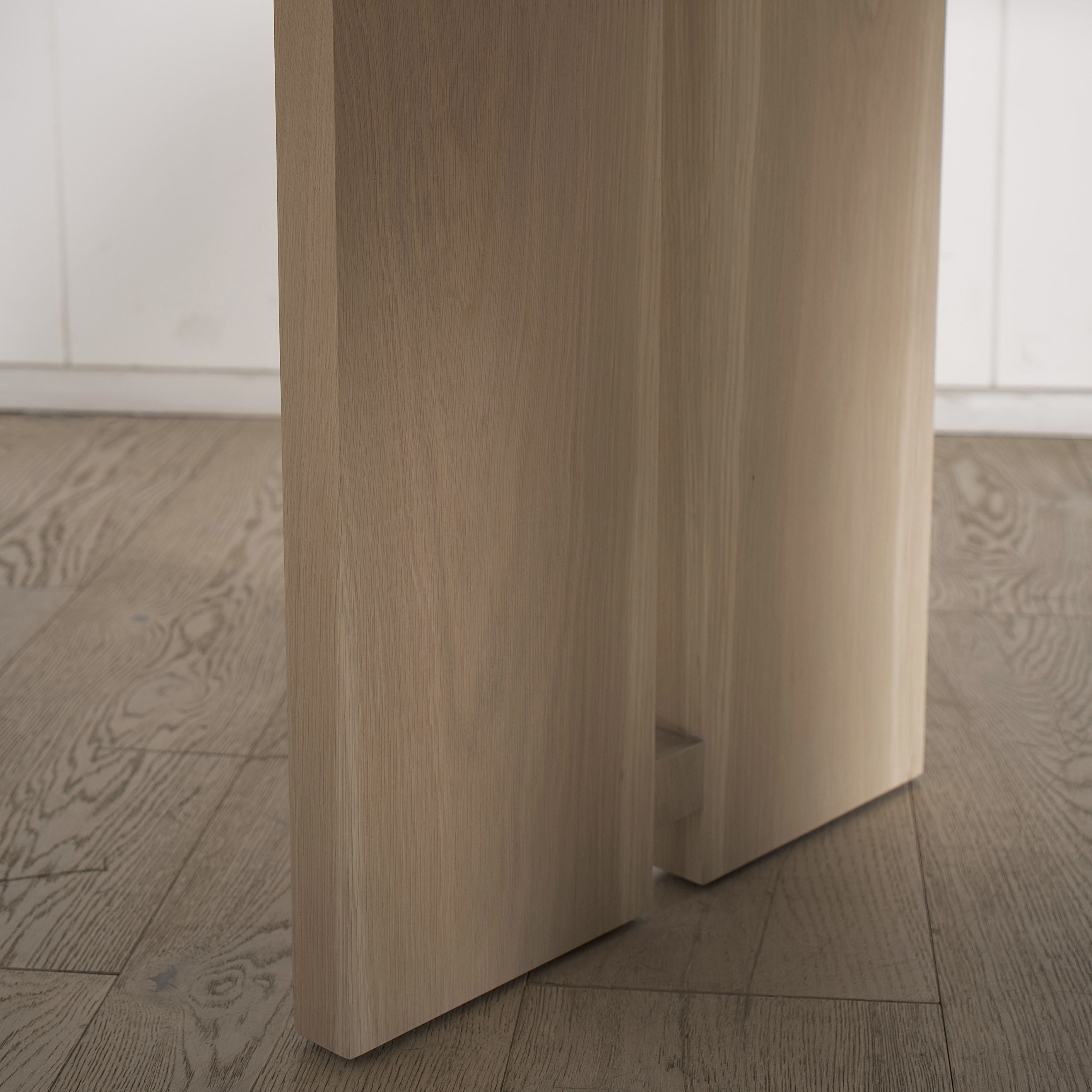 As Shown: finished in Mint White Natural.