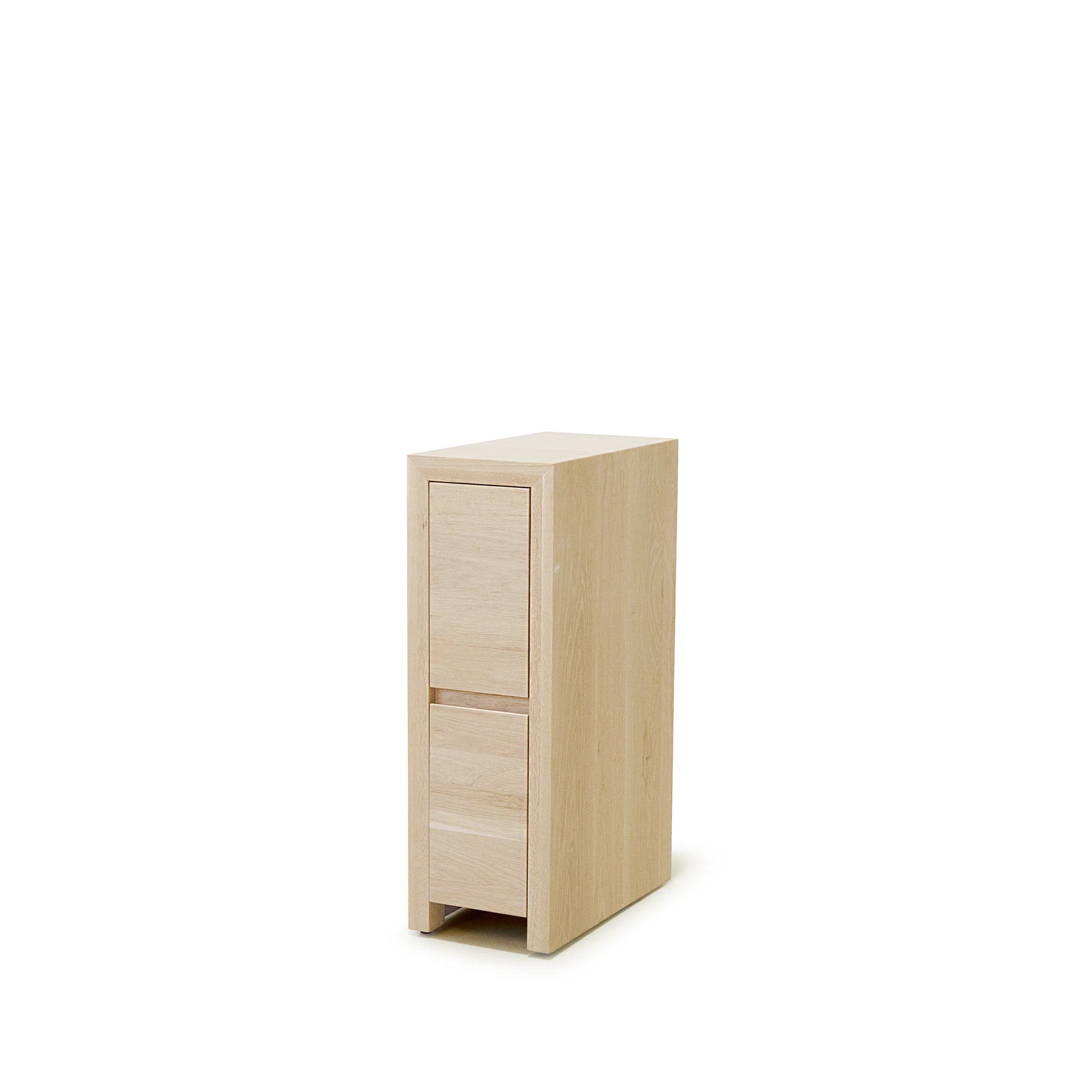 As Shown: in Petite, Mint White Natural finish.