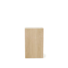 As Shown: in Petite, Mint White Natural finish.
