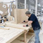 As Shown: in Small, Mint White Natural finish