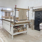 As Shown: finished in Mint White Natural.