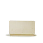 As Shown: in Mint White Natural finish.