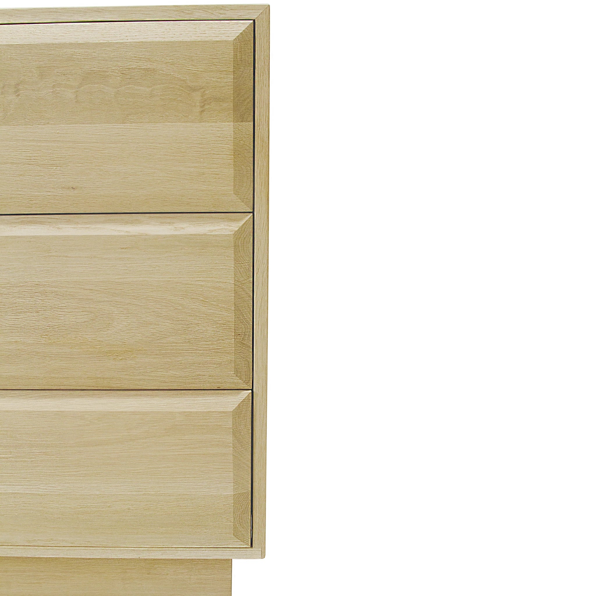 As Shown: in Mint White Natural finish.