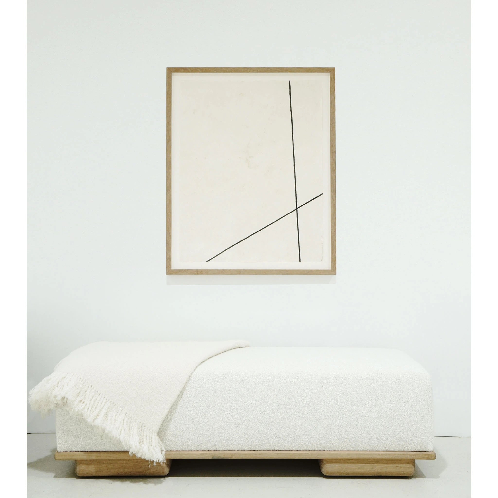 Vent d'Ouest shown in 31x41 format, natural oak | Muskoka Living Collection - Art