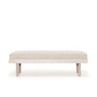 As Shown: in Arlo Oatmeal finished in Mint White Super White